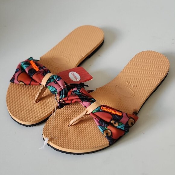 NWT HAVAIANAS | Women's Shoes St. Tropez Sandals sz 37 38 - Picture 2 of 4